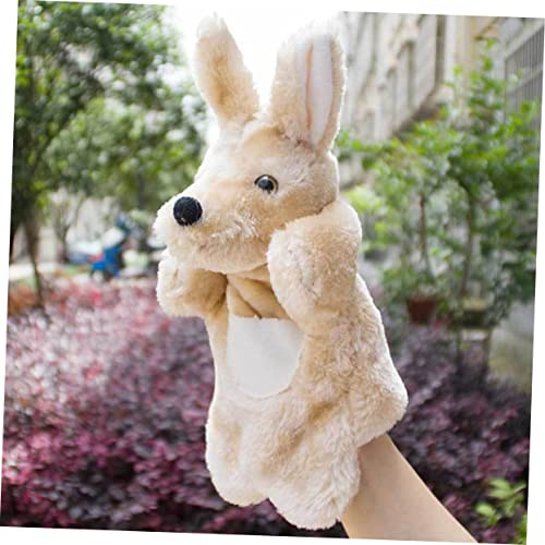 ERINGOGO 2 Stück Realistische Tier Handpuppen mit Beweglichem Mund Weiche Plüsch Handspielpuppen für Puppentheater Spielerisches Lernen für Kleinkinder und Vorschulkinder von ERINGOGO