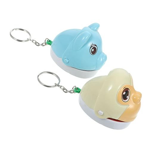 ERINGOGO 2 Stück Schlüsselanhänger Beißspielzeug für Lustiges Finger mit Tiermotiven Tragbar für Partys und Outdoor Aktivitäten Kreatives für Kleine Jungen von ERINGOGO
