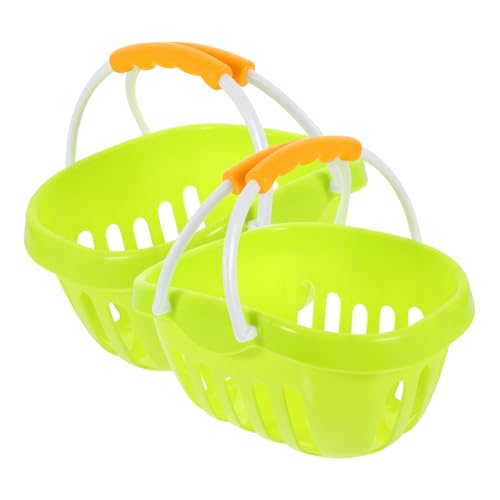 ERINGOGO 2 Stück Simulation Korb Kinderspielzeug Organizer Zur Aufbewahrung Von Vorgeben Spielzeugbehälter Spielzeugspeicher Einkaufskorb Abs Yellow ERINGOGO 2 Stück Simulation Korb Kinderspielzeug Organizer Zur Aufbewahrung Von Vorgeben Spielzeugbehälter Spielzeugspeicher Einkaufskorb Abs Yellow von ERINGOGO