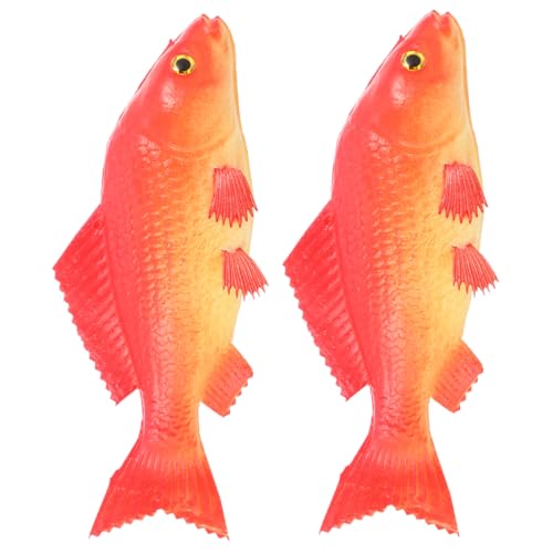 ERINGOGO 2 Stück Simulationsfischmodell Tier Simuliertes Fischmodell Künstlicher Fisch Realistische Fischmodelle Simulationsfischfigur Simulationsfischschmuck Gefälschter Aquarienfisch Rot ERINGOGO 2 Stück Simulationsfischmodell Tier Simuliertes Fischmodell Künstlicher Fisch Realistische Fischmodelle Simulationsfischfigur Simulationsfischschmuck Gefälschter Aquarienfisch Rot von ERINGOGO