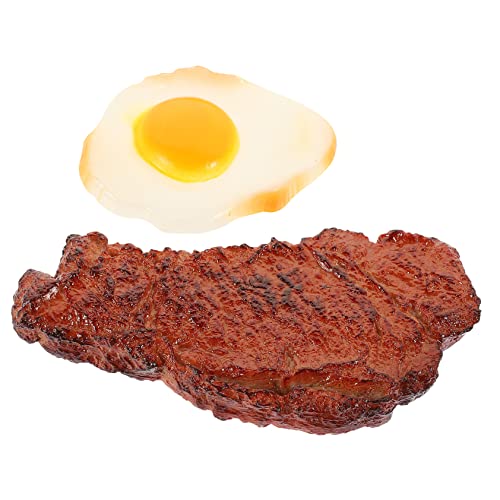 ERINGOGO 2 Stück Simuliertes Steak Gefälschte Lebensmittel Realistisch Künstlich Gekochtes Steak Simulations-Steak- Gefälschtes Steak- Simulationsfleisch Künstliches Steak ERINGOGO 2 Stück Simuliertes Steak Gefälschte Lebensmittel Realistisch Künstlich Gekochtes Steak Simulations-Steak- Gefälschtes Steak- Simulationsfleisch Künstliches Steak von ERINGOGO
