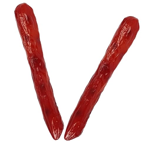 ERINGOGO 2 Stück Simuliertes Wurstmodell Hüllen gefälschter Hot Dog simulierter Hotdog Wurst Würste Fleisch künstliche Würste gefälschte Lebensmittelwürste künstliche Wurst Wurst-Modell PVC von ERINGOGO