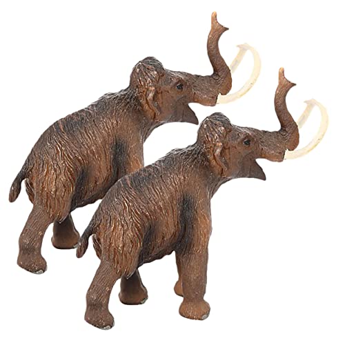 ERINGOGO 2 Stück Simuliertes für kinderspielzeug Tiermodell für Pädagogisches kinderknallzeug Wildtiermodell Modell Einer Tierfigur Tierstatue PVC von ERINGOGO