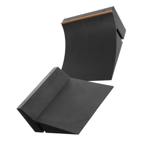 ERINGOGO 2 Stück Skateboarding Venue Requisiten Griffbretter Skateboard Park Teile Finger Skateboard Park Handgelenk Rad Finger Scooter Kit Fingertip Finger Skateboards Roller Kunststoff von ERINGOGO