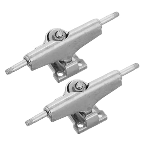 ERINGOGO 2 Stück Skateboardständer unabhängige Skateboard-Trucks Skatetruck LKW-Skateboard Metall Silver ERINGOGO 2 Stück Skateboardständer unabhängige Skateboard-Trucks Skatetruck LKW-Skateboard Metall Silver von ERINGOGO