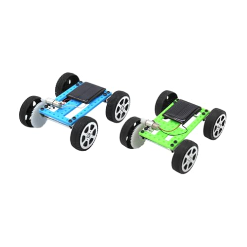 ERINGOGO 2 Stück Solar-Mars-Rover- solarbetriebenes Auto Solarauto-Requisite für Schulen experimente für zusammenbauen DIY-Auto Solarautos Motor- von ERINGOGO