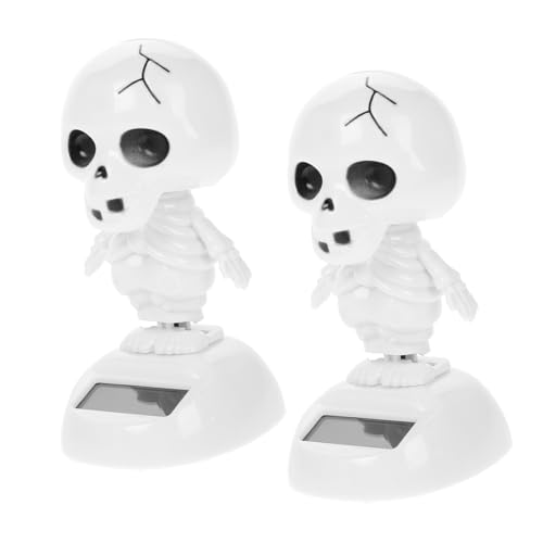 ERINGOGO 2 Stück Solarbetriebene Halloween Deko Robuste Kunststoff Figur Bewegliche Auto Armaturenbrett Verzierung Kompakt Leicht für Pkw LKW SUV Gruselige Party Atmosphäre ERINGOGO 2 Stück Solarbetriebene Halloween Deko Robuste Kunststoff Figur Bewegliche Auto Armaturenbrett Verzierung Kompakt Leicht für Pkw LKW SUV Gruselige Party Atmosphäre von ERINGOGO