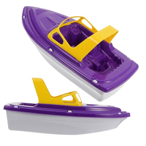 ERINGOGO 2 Stück Spielzeugset für den Strand Badeboote für Kleinkinder 1-3 Badeboot Cartoon-Yachtspielzeug Spielzeugboote für die Badewanne Plastik Violett ERINGOGO 2 Stück Spielzeugset für den Strand Badeboote für Kleinkinder 1-3 Badeboot Cartoon-Yachtspielzeug Spielzeugboote für die Badewanne Plastik Violett von ERINGOGO