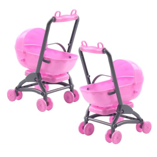ERINGOGO 2 Stück Spielzeugzubehör Für Babys Möbel Puppe Babypuppen Minispielzeug Kinderwagen Wagen Babyrollwagen Mini Babypuppen Kinderwagen Kinderspielzeug Puppenkram Kunststoff Rosa ERINGOGO 2 Stück Spielzeugzubehör Für Babys Möbel Puppe Babypuppen Minispielzeug Kinderwagen Wagen Babyrollwagen Mini Babypuppen Kinderwagen Kinderspielzeug Puppenkram Kunststoff Rosa von ERINGOGO