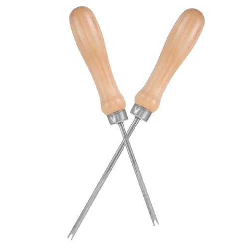 ERINGOGO 2 Stück Tamponwerkzeuge Stoffpuppen-DIY-Werkzeug Stofftier-DIY-Werkzeug Stoffpuppenkomfort DIY -Stoff -baumwollwerkzeug Praktische Füllwerkzeuge Puppenherstellungswerkzeug Hölzern von ERINGOGO