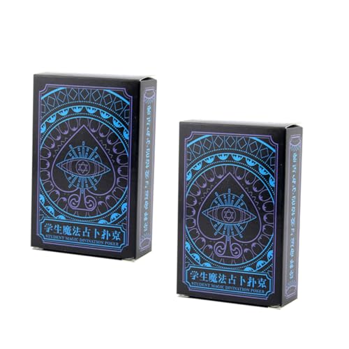 ERINGOGO 2 Stück Tarot Karten für Divinations und Spielkarten für Jungen und Zufällige Verpackungsfarbe für Familienspiele und Freizeitaktivitäten Zufällige Farbe ERINGOGO 2 Stück Tarot Karten für Divinations und Spielkarten für Jungen und Zufällige Verpackungsfarbe für Familienspiele und Freizeitaktivitäten Zufällige Farbe von ERINGOGO