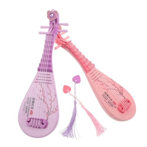 ERINGOGO 2 Stück Teiliges Chinesische Pipa Musikinstrumente mit Licht und Sound Realistisch Gestaltete Vintage zur Musikalischer Früherziehung und Sensorischer Entwicklung ERINGOGO 2 Stück Teiliges Chinesische Pipa Musikinstrumente mit Licht und Sound Realistisch Gestaltete Vintage zur Musikalischer Früherziehung und Sensorischer Entwicklung von ERINGOGO