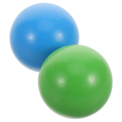 ERINGOGO 2 Stück Teiliges Croquet Holzball aus Natürlichem Holz Langlebig und Formstabil Stilvolles Design für Garten und Familienspiele Geeignet für Erwachsene für Outdoor Spiele und von ERINGOGO