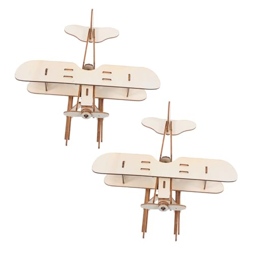 ERINGOGO 2 Stück Teiliges DIY Flugzeugmodell aus Natürlichem Holz Bemalbares Bastelset für Pädagogisches Kreativität Hand Auge Koordination und Logischem Denken ERINGOGO 2 Stück Teiliges DIY Flugzeugmodell aus Natürlichem Holz Bemalbares Bastelset für Pädagogisches Kreativität Hand Auge Koordination und Logischem Denken von ERINGOGO