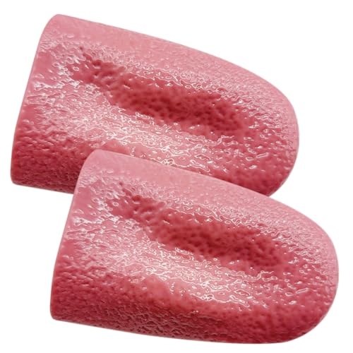 ERINGOGO 2 Stück Teiliges Halloween Fake Zungen Realistisch Gefälschte Dehnbare Streich Requisiten Flexible Sichere Oberfläche für Party Cosplay April Fools und Fotorequisiten von ERINGOGO