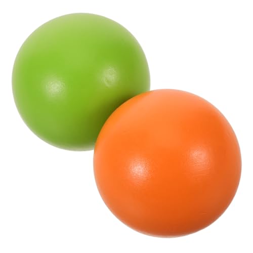 ERINGOGO 2 Stück Teiliges Holz Croquet Ball Set Farbige Robuste Lawn Game Bälle aus Neuseeland Tragbares Outdoor Spiel für Garten Camping Party Familienaktivität von ERINGOGO