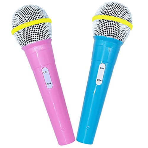 ERINGOGO 2 Stück Teiliges Mikrofon Realistisch Gestaltete Prop Blau für Kindergeburtstag Bühnenauftritte Rollenspiele und Karaoke Fördert Selbstvertrauen und Spielspaß ERINGOGO 2 Stück Teiliges Mikrofon Realistisch Gestaltete Prop Blau für Kindergeburtstag Bühnenauftritte Rollenspiele und Karaoke Fördert Selbstvertrauen und Spielspaß von ERINGOGO