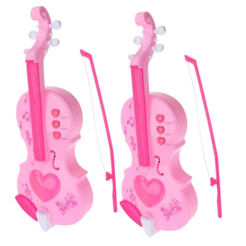 ERINGOGO 2 Stück Teiliges Mini Geigenspielzeug mit Klarem Klang Einfach zu Bedienen Pädagogisches Musikinstrument für Anfänger Mädchen zur Musikalischen Früherziehung und Zufällige Farbe ERINGOGO 2 Stück Teiliges Mini Geigenspielzeug mit Klarem Klang Einfach zu Bedienen Pädagogisches Musikinstrument für Anfänger Mädchen zur Musikalischen Früherziehung und Zufällige Farbe von ERINGOGO