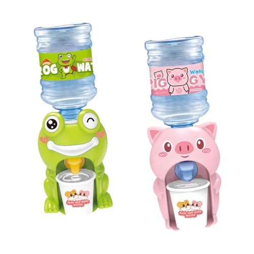 ERINGOGO 2 Stück Teiliges Mini Wasserdispenserspielzeug für Abnehmbar und Leicht zu Reinigen Lustige Cartoon Designs Pädagogisches Wasserspielzeug für Jungen und Mädchen für Drinnen und ERINGOGO 2 Stück Teiliges Mini Wasserdispenserspielzeug für Abnehmbar und Leicht zu Reinigen Lustige Cartoon Designs Pädagogisches Wasserspielzeug für Jungen und Mädchen für Drinnen und von ERINGOGO