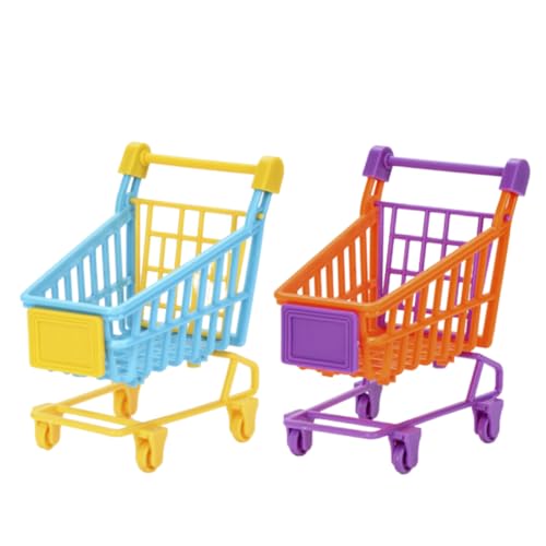 ERINGOGO 2 Stück Teiliges PVC Mini Einkaufswagen Realistische Simulation Handwagen für Kleinkinder Aufbewahrungsregal für Puppen und Pädagogisch für Ab Jahren Zufällige Zufällige Farbe ERINGOGO 2 Stück Teiliges PVC Mini Einkaufswagen Realistische Simulation Handwagen für Kleinkinder Aufbewahrungsregal für Puppen und Pädagogisch für Ab Jahren Zufällige Zufällige Farbe von ERINGOGO