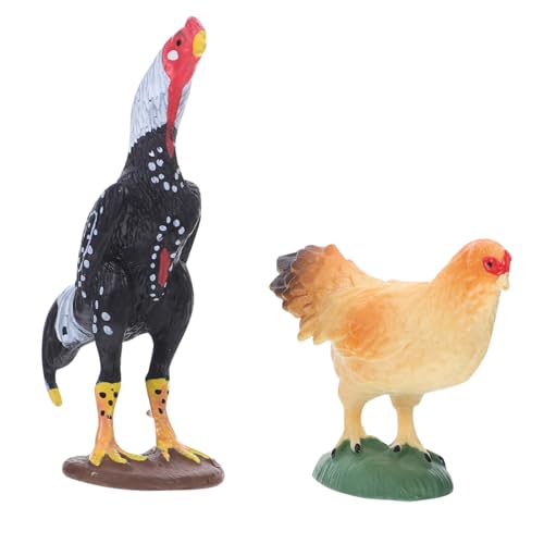 ERINGOGO 2stücke Miniatur-bauernhoftierfiguren Realistische Hühner Und Hahn-spielzeugstatuen Langlebige Plastik-bauernhoftiere Für Junge Mädchen Kleine Sammlertiere Bauernhofspielzeug ERINGOGO 2stücke Miniatur-bauernhoftierfiguren Realistische Hühner Und Hahn-spielzeugstatuen Langlebige Plastik-bauernhoftiere Für Junge Mädchen Kleine Sammlertiere Bauernhofspielzeug von ERINGOGO