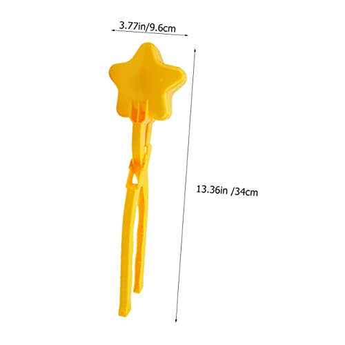ERINGOGO 2 Stück Teiliges Sternform Schneespielzeug aus Sicherem Praktische Schneeballformer mit Glatter Oberfläche für Flexibler Griff für Outdoor und Kreative Schneemacher von ERINGOGO