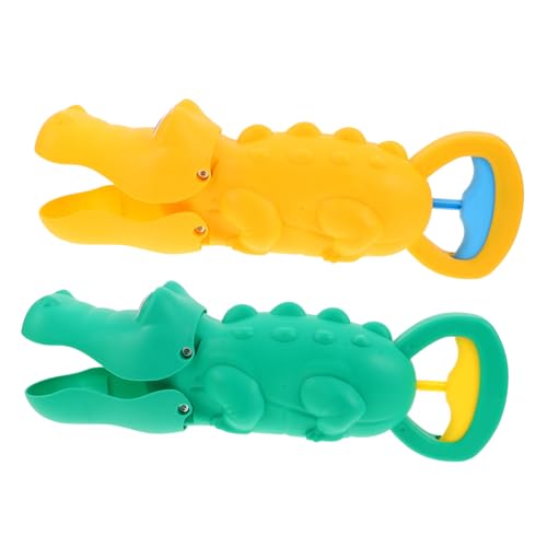 ERINGOGO 2 Stück Teiliges Strandspielzeug mit Hummer Krabben Greifer Robustes Outdoor Sand und Schneespielzeug für Kleinkinder Fördert Hand Augen Koordination und Farberkennung für Sommer von ERINGOGO