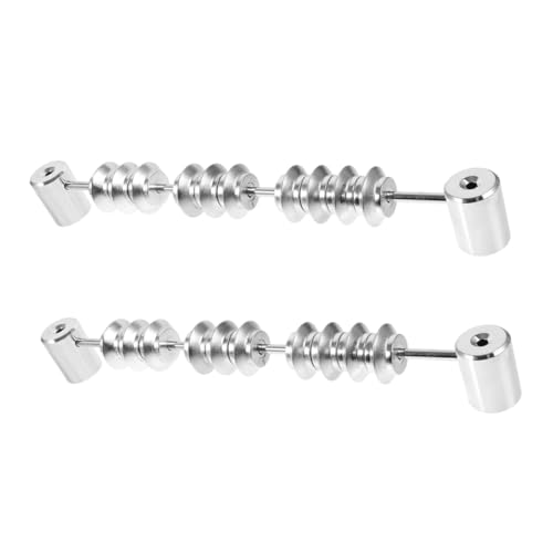 ERINGOGO 2 Stück Tischfußballtorschütze Partituren Punktebuch Fußbälle Korbball Fußballnetze Tischfußballspiel Up Fußballziel Fußball Zähler Punktemarker Tischfußballmaschine Silver Plastik von ERINGOGO