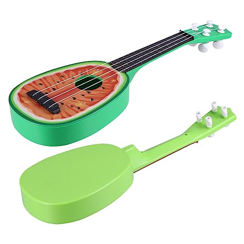 ERINGOGO 2 Stück Ukulele Mini Frucht Gitarren Wassermelone und Kiwi Kindgerechtes Musikinstrument aus Robustem Farbenfrohes Lernspielzeug für Mädchen und Jungen ERINGOGO 2 Stück Ukulele Mini Frucht Gitarren Wassermelone und Kiwi Kindgerechtes Musikinstrument aus Robustem Farbenfrohes Lernspielzeug für Mädchen und Jungen von ERINGOGO