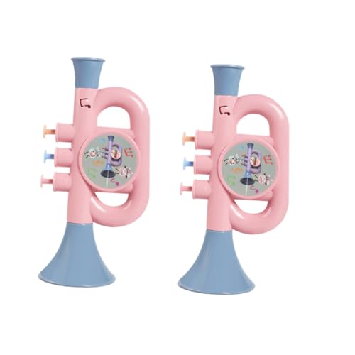 ERINGOGO 2 Stück Wasserpistole Trompetenform Musikinstrument Wasserspielzeug Multifunktional rutschfest Handlich für Sommer von ERINGOGO