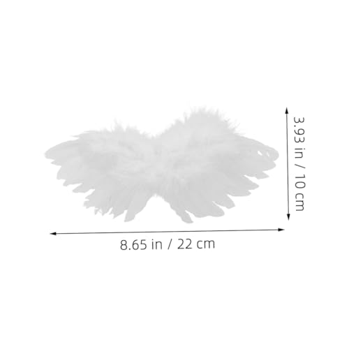ERINGOGO 2 Stück Weiße Engelsflügel für Puppen Weiche Formstabile Feder Dekorationen zum Basteln und Ankleiden für Sicheren Halt Vielseitig für DIY und Puppenschmuck ERINGOGO 2 Stück Weiße Engelsflügel für Puppen Weiche Formstabile Feder Dekorationen zum Basteln und Ankleiden für Sicheren Halt Vielseitig für DIY und Puppenschmuck von ERINGOGO