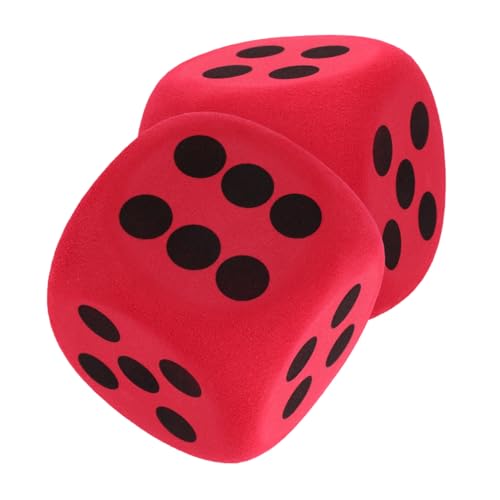 ERINGOGO 2 Stück große Würfel spielwürfel Spiele für Partyspiel Zubehör Lernspielzeug für für Partys große Schaumstoffwürfel Schaumwürfel Riesenwürfelschaum Eva rot ERINGOGO 2 Stück große Würfel spielwürfel Spiele für Partyspiel Zubehör Lernspielzeug für für Partys große Schaumstoffwürfel Schaumwürfel Riesenwürfelschaum Eva rot von ERINGOGO