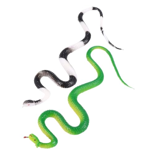 ERINGOGO 2 Stück künstliche Schlange Schlange Schlangenmodell lebensechte Schlange gefälschte Sich bewegende Schlange klein Simulationsschlange Modell Schlangenfigur Plastik von ERINGOGO