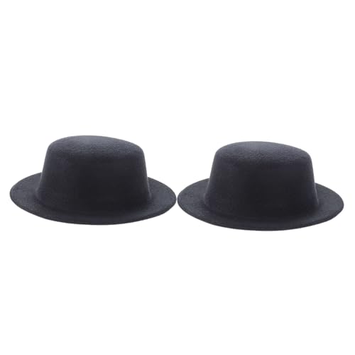 ERINGOGO 2 Stücke DIY Kleine Hut Elegante Formale Hüte DIY Handwerk Haar Clip Retro Barett Material von ERINGOGO