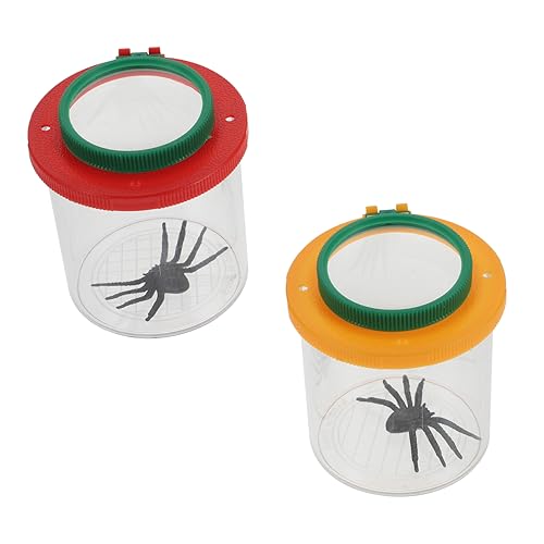 ERINGOGO 2 Stücke Exploration Box Doppellinse Insektenbeobachtungsbox Klassenzimmer Liefert ERINGOGO 2 Stücke Exploration Box Doppellinse Insektenbeobachtungsbox Klassenzimmer Liefert von ERINGOGO