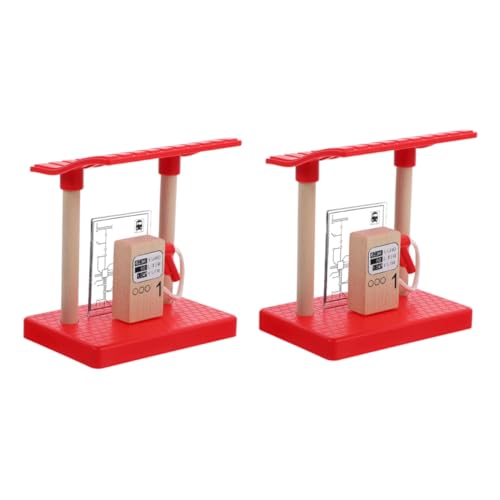 ERINGOGO 2 Stücke Holz Zug Zubehör Für Rollenspiel Tankstelle Modell Spaß DIY Eisenbahn Tankstelle Montage Szene Modell ERINGOGO 2 Stücke Holz Zug Zubehör Für Rollenspiel Tankstelle Modell Spaß DIY Eisenbahn Tankstelle Montage Szene Modell von ERINGOGO