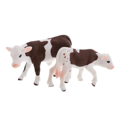ERINGOGO 2 Stücke Mini Kuh Figuren Simulierte Kuh Modelle Miniatur Rinder Figuren Für Bauernhof Tier Sammlerstücke Micro Landschaft ERINGOGO 2 Stücke Mini Kuh Figuren Simulierte Kuh Modelle Miniatur Rinder Figuren Für Bauernhof Tier Sammlerstücke Micro Landschaft von ERINGOGO