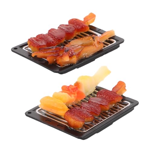 ERINGOGO 2 Stücke Puppenhaus Mini Lebensmittel Meeresfrüchte BBQ Miniatur Grill Für Puppe Zubehör Realistische Pretend Küche Spielzeug Pretend Lebensmittel Spielset Für Kinder ERINGOGO 2 Stücke Puppenhaus Mini Lebensmittel Meeresfrüchte BBQ Miniatur Grill Für Puppe Zubehör Realistische Pretend Küche Spielzeug Pretend Lebensmittel Spielset Für Kinder von ERINGOGO