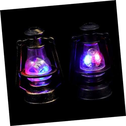 ERINGOGO 2 Stücke Simulation Einer Kerosinlampenform Petroleumlampe Schmuck Möbelmodell Retro-Foto-Requisiten Kinderspielzeug Wohndekoration Miniaturmodelle Von Laternen Plastik ERINGOGO 2 Stücke Simulation Einer Kerosinlampenform Petroleumlampe Schmuck Möbelmodell Retro-Foto-Requisiten Kinderspielzeug Wohndekoration Miniaturmodelle Von Laternen Plastik von ERINGOGO