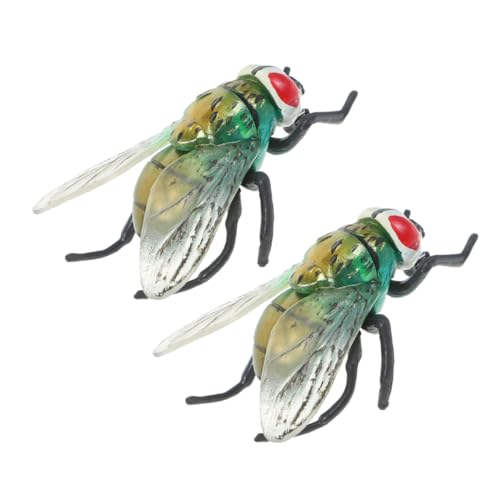ERINGOGO Realistisches Fliegenfiguren-Set Gefälschtes Fliegenspielzeug Lernspielzeug Für Kinder Einzigartiges Insekten-scherzspielzeug Halloween- von ERINGOGO