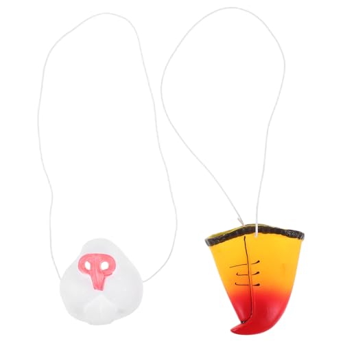 ERINGOGO 2stücke Cosplay Tiernasen Realistische Papageien Und Für Halloween Ostern Bühnenaufführungen Und Kostümpartys Einfach Anzuwenden Bequem Und Auffällig ERINGOGO 2stücke Cosplay Tiernasen Realistische Papageien Und Für Halloween Ostern Bühnenaufführungen Und Kostümpartys Einfach Anzuwenden Bequem Und Auffällig von ERINGOGO