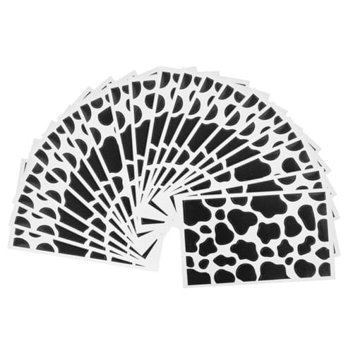 ERINGOGO 20 Blatt Kuh-Druck-Aufkleber, Kuh-Punkte-Muster, Aufkleber, DIY, Scrapbooking-Aufkleber ERINGOGO 20 Blatt Kuh-Druck-Aufkleber, Kuh-Punkte-Muster, Aufkleber, DIY, Scrapbooking-Aufkleber von ERINGOGO