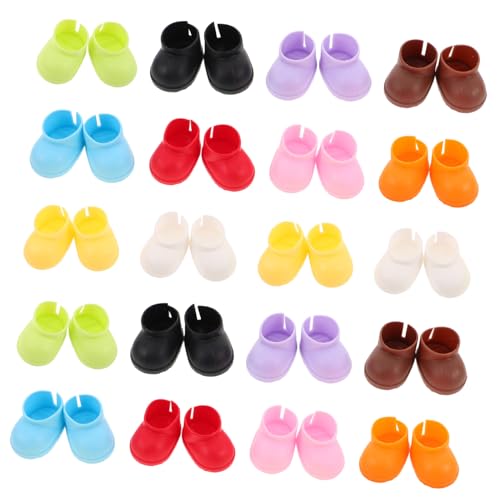 ERINGOGO 20 Mini Schuhe für Puppen Weiche Mini Stiefel Leichte Kunststoff Boots Puppen Kostüm Zubehör Bequem Vielseitig für und Verkleidung ERINGOGO 20 Mini Schuhe für Puppen Weiche Mini Stiefel Leichte Kunststoff Boots Puppen Kostüm Zubehör Bequem Vielseitig für und Verkleidung von ERINGOGO