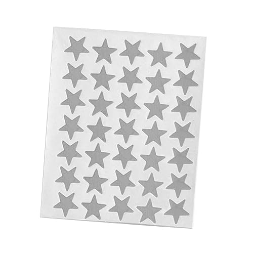 ERINGOGO 20 Packungen Pack Selbstklebende Fünf Punkte Stern Aufkleber Bunte Belohnungsaufkleber für Schüler und Jugendliche Gold Silber Bunt Rot für Scrapbooking und Bastelprojekte von ERINGOGO