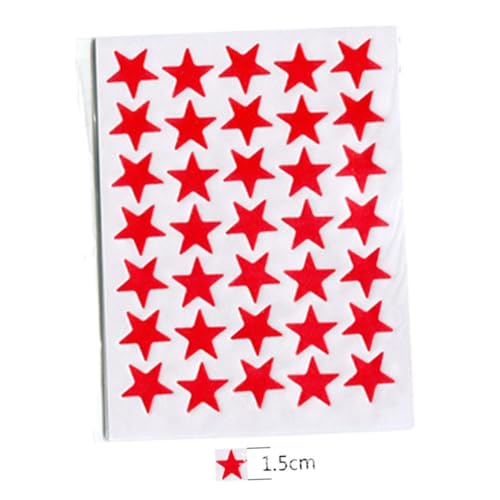 ERINGOGO 20 Packungen Teiliges Fünf Punkte Stern Aufkleber Selbstklebend Bunte Belohnungssticker in Gold Silber Rot Farbenfrohe Stern Dekoration für Schule Scrapbooking und Jugendliche ERINGOGO 20 Packungen Teiliges Fünf Punkte Stern Aufkleber Selbstklebend Bunte Belohnungssticker in Gold Silber Rot Farbenfrohe Stern Dekoration für Schule Scrapbooking und Jugendliche von ERINGOGO