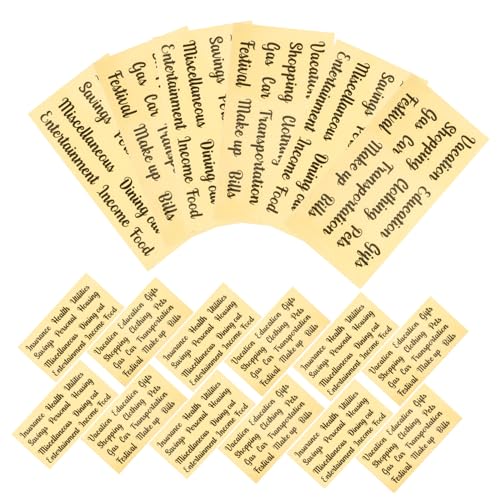 ERINGOGO 20 Sätze Multi Funktions Budget Etiketten Haushaltsaufkleber für Tägliche Nutzung Praktische und Haltbare Budget Labels zur Einfachen Verwaltung von Ausgaben und Budgetplanung ERINGOGO 20 Sätze Multi Funktions Budget Etiketten Haushaltsaufkleber für Tägliche Nutzung Praktische und Haltbare Budget Labels zur Einfachen Verwaltung von Ausgaben und Budgetplanung von ERINGOGO