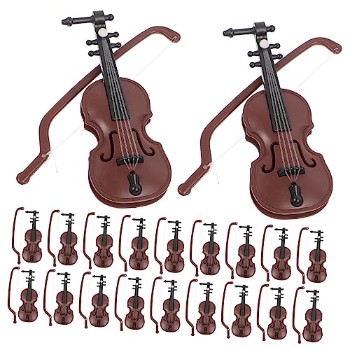 ERINGOGO 20 Sätze Teiliges Mini Violin Modelle aus Holzoptik Natürliche Weihnachtsdeko für Weinregal und DIY Charms Realistische Musikinstrument Ornamente mit Modernem Design ERINGOGO 20 Sätze Teiliges Mini Violin Modelle aus Holzoptik Natürliche Weihnachtsdeko für Weinregal und DIY Charms Realistische Musikinstrument Ornamente mit Modernem Design von ERINGOGO