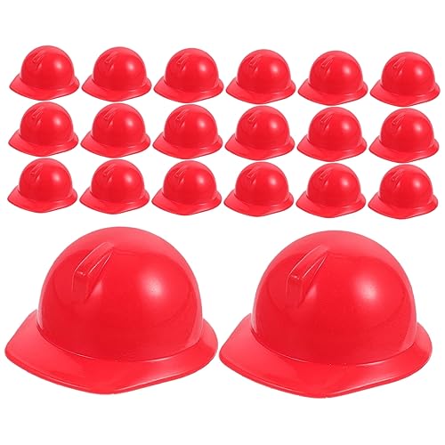 ERINGOGO 20 Stck. Mini Puppenhelm Robuster Sicherheitshüte für Puppen für Bastelprojekte und Puppen Dress Up Rote Farbvariante Kreative Spielideen ERINGOGO 20 Stck. Mini Puppenhelm Robuster Sicherheitshüte für Puppen für Bastelprojekte und Puppen Dress Up Rote Farbvariante Kreative Spielideen von ERINGOGO