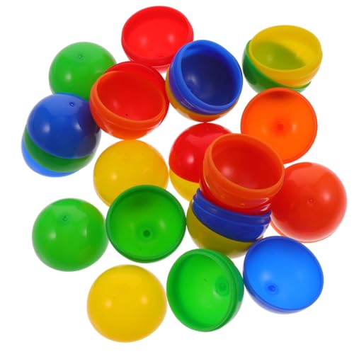 ERINGOGO 20 Stück Bunte Kugeln aus Kunststoff Hohl Öffnen Leichte Spiel und Tombola Bälle für Partys Ziehungen und Spielevents ERINGOGO 20 Stück Bunte Kugeln aus Kunststoff Hohl Öffnen Leichte Spiel und Tombola Bälle für Partys Ziehungen und Spielevents von ERINGOGO
