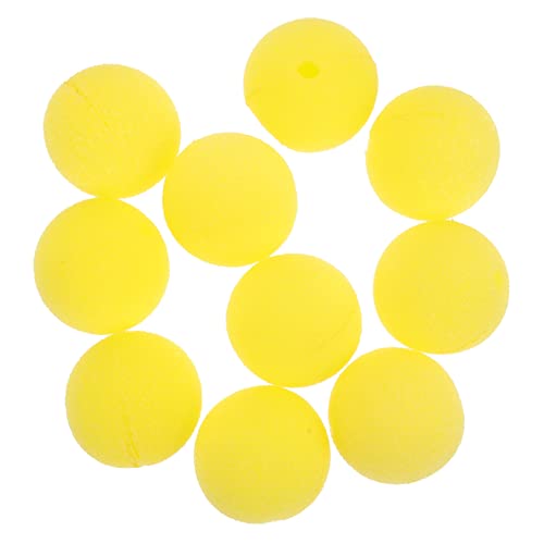 ERINGOGO 20 Stück Clownsnase halloween mitgebsel halllowen fasnachtskostüme wampir halloween circus Clown Kostüm Nase Dekoration perücken Performance-Nasenstütze Clownnase Schwamm Yellow von ERINGOGO